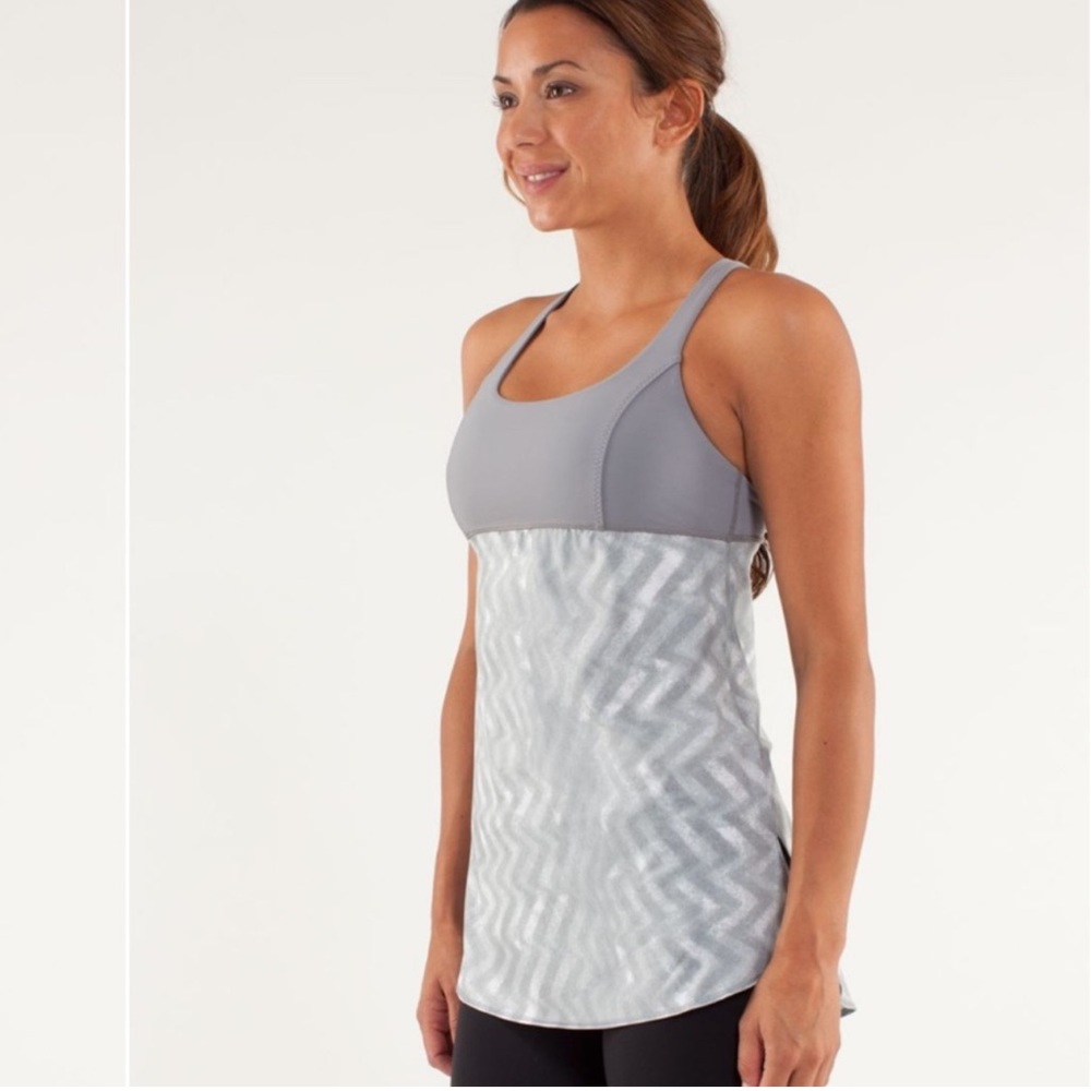 MLululemon Venus Tank Blazer Fossil / Fossil Size 4